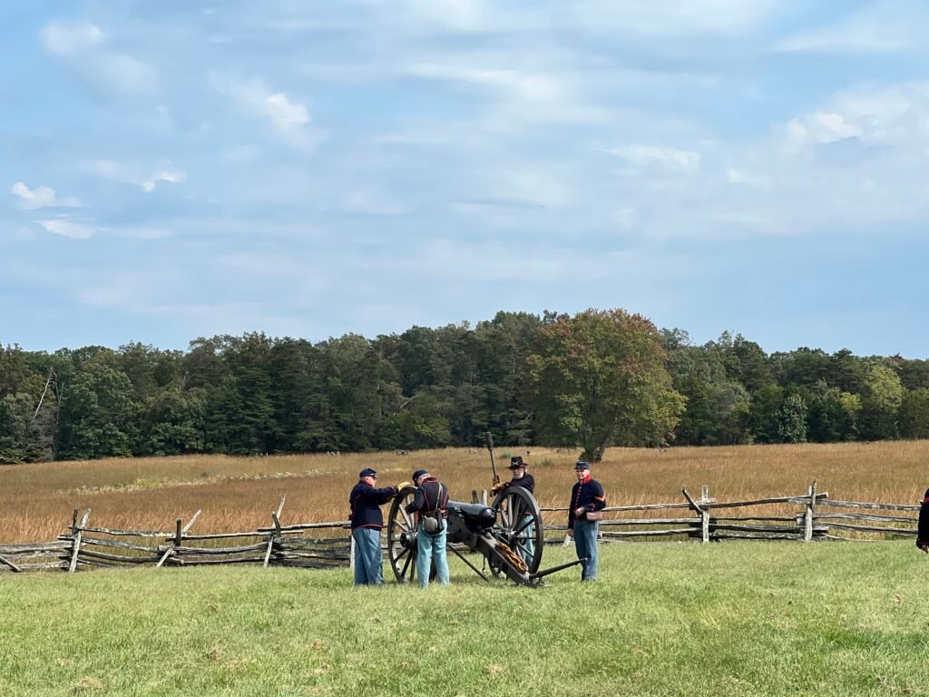 IMG_3303 | WISE360 4 men around a cannon performing civil war reenactment